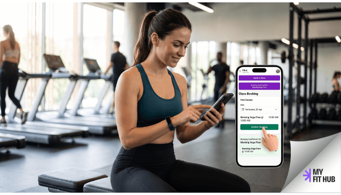 MyFitHub dashboard preview