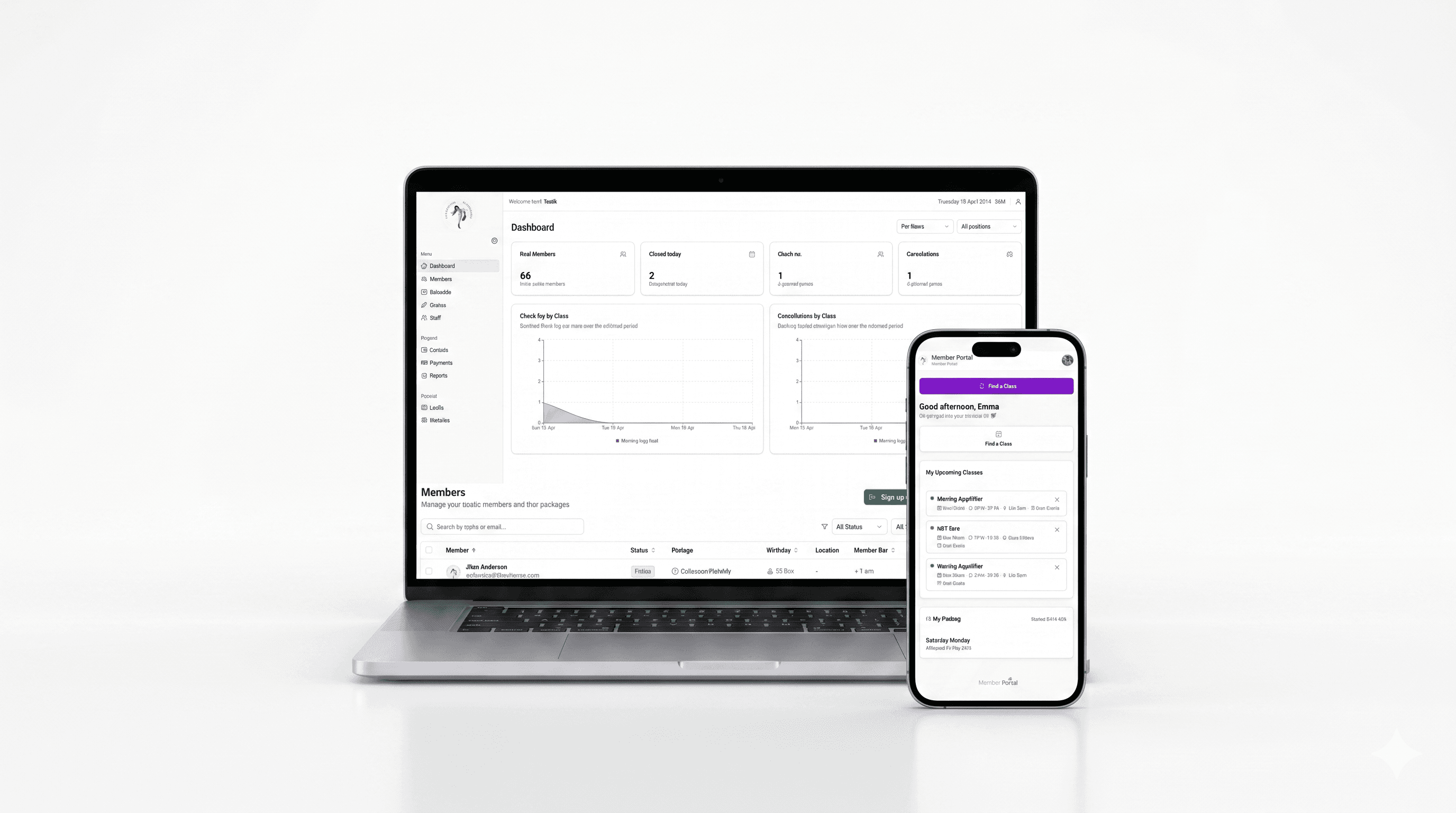 MyFitHub portal preview